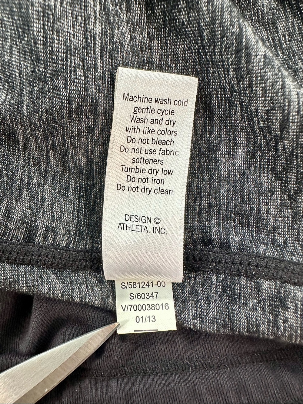 Athleta Hatha Yoga Skort, Dark Heather Gray, Small - Picture 16 of 16